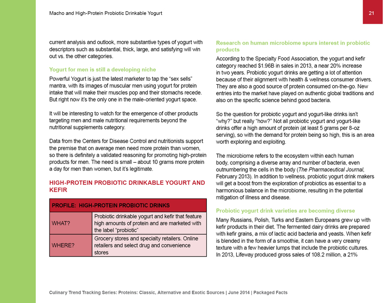 Culinary Trend Tracking Series