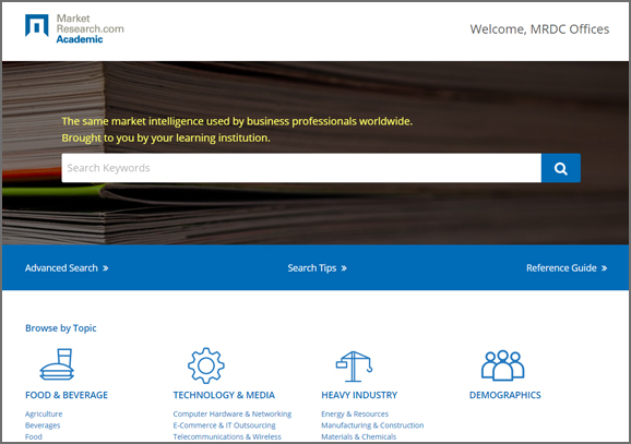 MarketResearch.com academic