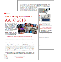 What You May Have Missed at AACC 2018